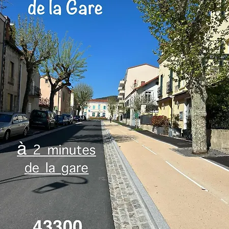 아파트 Twin Proche De La Gare Langeac